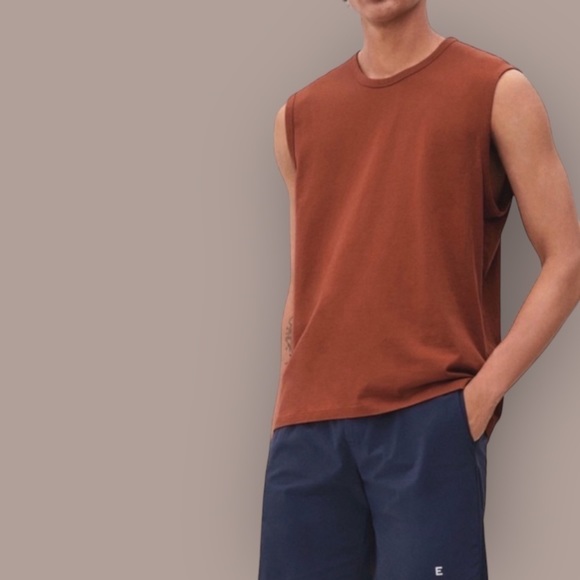 Everlane Other - Everlane Uniform Muscle Shirt in Rust Large